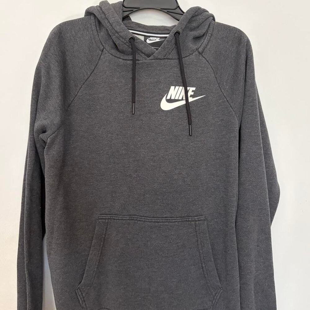 Nike charcoal gray pullover hoodie